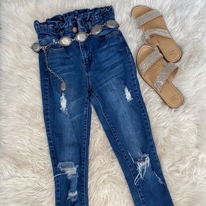 Black Label Paper Bag Jeans